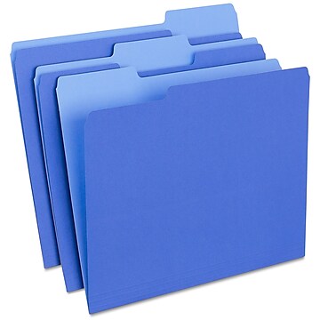 モカニ　④5本 ❼3本　⑤⑥パウチ各30個 Staples 30% Recycled File Folder, 1/3-Cut Tab, Letter Size
