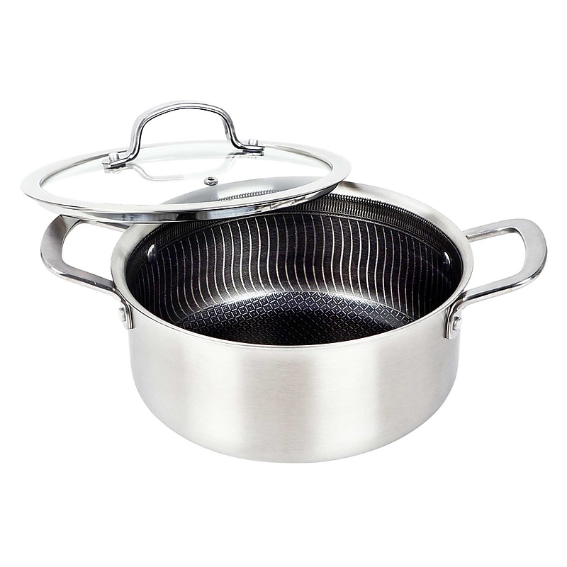 Brentwood 4-Qt. Dutch Oven, Stainless Steel (B-DUH22L) image 1