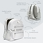 Bentgo Kids School Backpack, Medium, Silver Glitter (BGBKPAKV2-SLGL)~#|#~C8E39E73-60E3-4F1D-937959A2C5867951_sc7