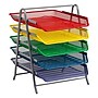 Mind Reader 5-Compartment Metal Desk Tray, Multicolor (5TPAPER-ASST)~#|#~C8E99E10-4CE3-403B-A1C0F372357F09DE_sc7