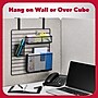 TRU RED™ 3-Compartment Metal Mesh Wall Organizer, Black (TR61967)~#|#~C8ECC556-7E14-49B5-92B835B9581B9135_sc7