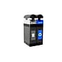 Commercial Zone Avante Series Polyethylene Dual-Stream Trash and Recycling Center, 60 Gallon, Black (787206MSA)~#|#~C8ED4C26-BC54-49DA-B6E2C49CA17AFB08_sc7