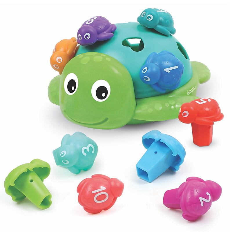 Learning Resources Seymour the Counting Shapes Sea Turtle, Multicolored (LER3609) image 1