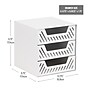 Mind Reader Metal Desk Organizer, White (3SLDR-WHT)~#|#~C8F408D0-D70D-463F-89877BEC841AEA79_sc7