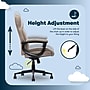 Serta Comfort Eco Ergonomic Velvet Fabric Swivel Executive Chair, Light Brown (CCHR10006C)~#|#~C8F4360C-7CB4-4659-9822ACDD6F03FB17_sc7