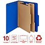 Staples 100% Recycled Heavy Duty Classification Folder, 2-Dividers, 2" Expansion, Letter Size, Dark Blue, 10/Box (ST62550)~#|#~C8F64AE1-57C0-4D6D-8FB6ADDC68F76588_sc7