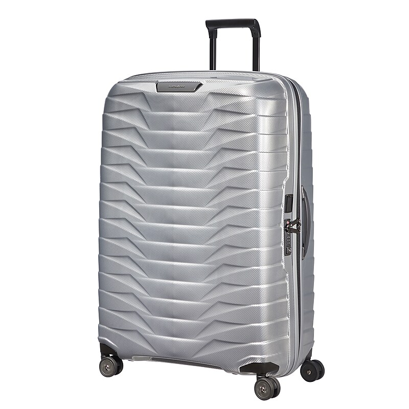 Samsonite Proxis 32" Hardside Suitcase, 8-Wheeled Spinner, Silver (141848-1776) image 1