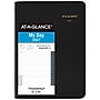 2027 AT-A-GLANCE 24-Hour 5" x 8" Daily Appointment Book Planner, Faux Leather Cover, Black (70-203-05-27)~#|#~C8F90619-593A-425F-AC57AC4CC543AAF3_sc7