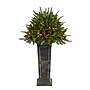 Nearly Natural Holiday Pre-Lit Artificial Christmas Plant, 4' (T3284)~#|#~C8FA1674-14EF-4C6B-95A70B2C6EF0C0E5_sc7
