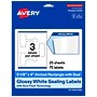 Avery Laser/Inkjet Sealing Labels, 5-1/8" x 4", White, 75 Labels/Pack (19479370685)~#|#~C905D3EE-06AB-4B1A-AED151134BCC103D_sc7