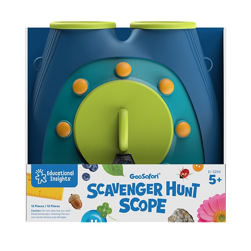Educational Insights GeoSafari Scavenger Hunt Scope 11 Pieces/Pack (5294) image 1