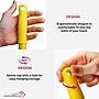 BISON LIFE 60" Fiberglass Wet Mop Handle, Yellow, 6/Pack (BP-MS-FBBH60-Y-6)~#|#~C9084746-430B-4E30-939CCF5BEFB39D7E_sc7