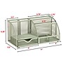 Staples 7-Compartment Metal Mesh Desk Organizer, Sage Green (ST63825)~#|#~C90A9EF7-16B6-4590-B318025DE68540FE_sc7