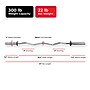 Sunny Health & Fitness 47" Olympic Curl Bar with Ring Collars (SF-OB03-47)~#|#~C912678D-1BBC-479C-A44D7E191644BF81_sc7