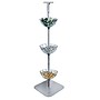 Azar Three-Tiered 12"W Bowl Floor Display, Clear (751203)~#|#~C913F53B-D930-4247-8264B0EE1D892946_sc7