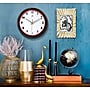 Infinity Instruments Lux Wall Clock, Plastic/Glass, 12" (14917BK-R3140)~#|#~C917A69B-CCD5-430D-973B96164291944B_sc7