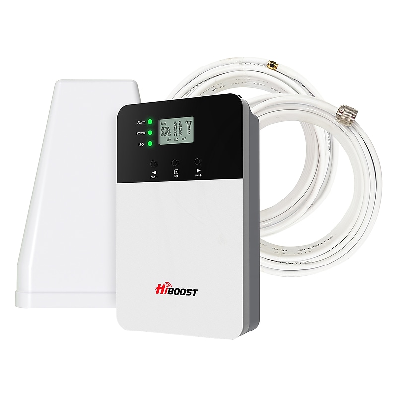 HiBoost 10K Plus Cell Phone Signal Booster, White (F15GI5SBTW) image 1