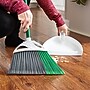 Libman Precision Angle Broom & Dustpan, White/Gray/Green (206)~#|#~C924CB5C-0651-447E-B7078F4B35FECBB1_sc7