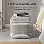 Anji Mountain Sierra Natural Fabric Square Pouf Ottoman (AMBPF176-1616)~#|#~C92C30BE-6053-4970-926BF81D0E4C2EC0_sc7