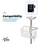Viva Comfort Universal Vital Sign Monitor Mobile Stand with Mounting Plate, White (ADIME912-C-MP-08-MK)~#|#~C92E53B6-3D40-4D0F-AF4C84476A7BE55D_sc7
