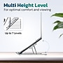 Purely F82 Cooling Fan Height-Adjustable 18" Collapsible/Portable Laptop Stand, 1 USB Port (PLSF82)~#|#~C9305668-7099-484C-A51D3EF6B998418B_sc7