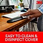 3M Gel Non-Skid Wrist Rest for Keyboards, Black (WR309LE)~#|#~C9314AA5-56B6-46E3-9E3132F77CB0FC8F_sc7