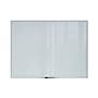 U Brands Glass Dry-Erase Whiteboard, Aluminum Frame, 4' x 3' (2826U00-01)~#|#~C9341315-4E62-49E4-A16CED0150D7FBA1_sc7
