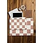DENY Designs Maya Checker 8.5" Polyester Travel Pouch, Water Resistant, Multicolored (88036-WPOFSM)~#|#~C934D6A9-273B-4C6D-963E3F1D9A2E0BC9_sc7