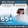 Treblab Z2 Wireless Active Noise Canceling Over-Ear Headphones, Bluetooth, Black w/Black Logo (Z2-B)~#|#~C9363036-5B1E-457A-929ECD77CC1A7687_sc7