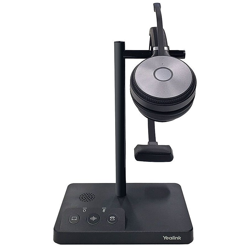 Yealink WH62 Wireless Mono UC DECT Headphones, Black (1308005C) image 1