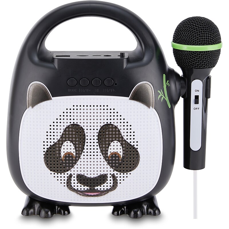 Vivitar Karaoke Speaker with Microphone, Panda (SNG200-PNDA) image 1