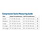 Curad 20-30mmHg Knee High Compression Sock, Black, C Size, Regular Length, Each (MDS1718CBH)~#|#~C93F1EE7-E9C8-4DAD-B30FAC8F359F05FF_sc7