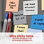 Staples Ultra Sticky Notes, 3" x 3", Stardust Collection, 100 Sheets/Pad, 6 Pads/Pack (ST62883)~#|#~C9444728-F0D5-4FD3-A7C22ED943D79971_sc7
