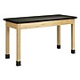 Diversified Woodcrafts Rectangular Science Table, 54" x 24", Black/Oak (P720LBBK30N)~#|#~m000975436_sc7