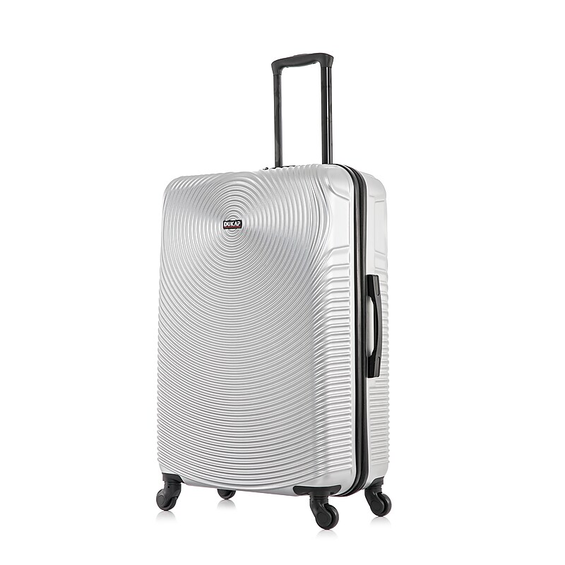 DUKAP Inception 29.29" Hardside Suitcase, 4-Wheeled Spinner, TSA Checkpoint Friendly, Silver (DKINC00L-SIL) image 1