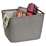 Household Essentials Medium Fabric Storage Bin, 11" x 16"x 13", 39.61 Qt., Gray (624)~#|#~C94F7205-21E9-4D3E-9CDB633395597DDC_sc7
