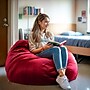 Flash Furniture Cotton Twill Bean Bag Chair, Red (DGBEANLGSLDRD)~#|#~C9513589-216D-420C-B5FC198BB591C92F_sc7