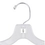 Nahanco 12" Plastic Super Heavy Weight Dress Hanger, Clear, 100/Carton (412)~#|#~C9556BA8-0407-4023-929B7DE0738F9A15_sc7