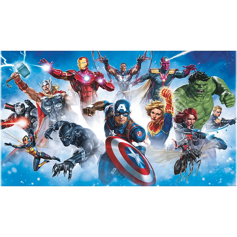 RoomMates Avengers Gallery Art Contemporary Wall Mural, Movies & TV (RMK11411M) image 1