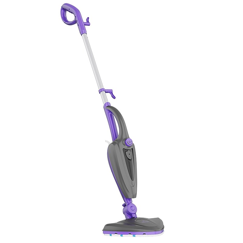 Treblab Turonic 10-in-1 1500W Steam Mop with Detachable Handle, Purple/White (ST3) image 1