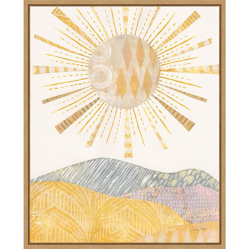Amanti Art Boho Sunshine II by Courtney Prahl Framed Canvas Wall Art Print, 23" x 28" (A42675516538) image 1