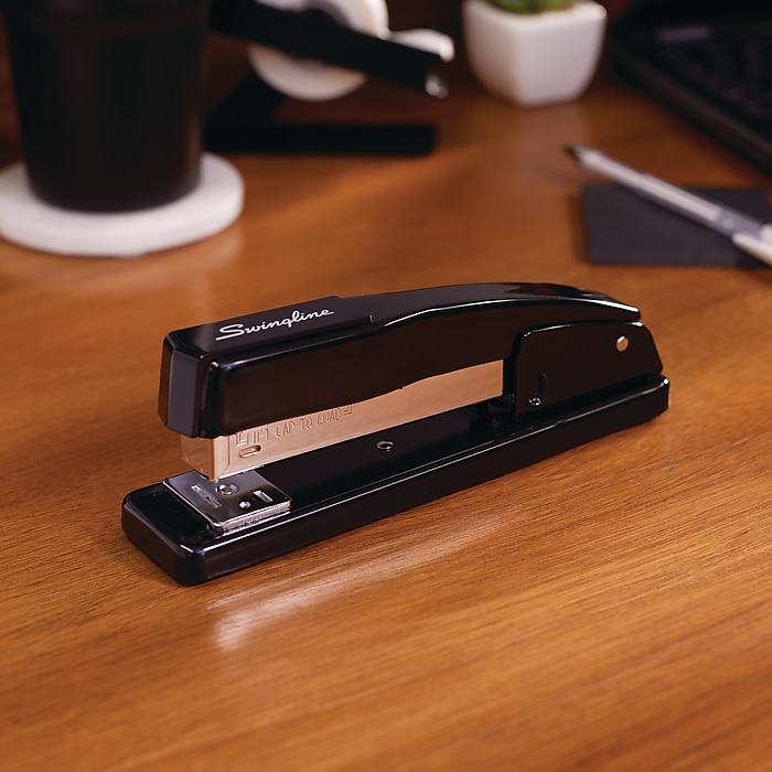 Swingline Reduced-Effort Desktop Stapler, 20-Sheet Capacity, Black