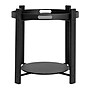 Storied Home Chic Fir Wood and Metal Tray Table, Black (EC1768)~#|#~C95EC2A4-A0C8-4189-9EA682DD335C0AFB_sc7