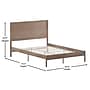 Flash Furniture Asher Light Brown Platform Bed with Wooden Slats and Headboard, Queen (MG09004QBQOAK)~#|#~C95FB72E-075A-4325-ACE334EBADECAD26_sc7