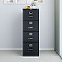 Staples Commercial 4 File Drawer Vertical File Cabinet, Locking, Black, Legal, 26.5"D (13450D)~#|#~C95FE313-9C63-44B4-96B404D7F9A2691C_sc7