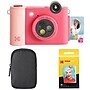 Kodak Smile+ 2-in-1 Instant Camera & Bluetooth Printer Starter Bundle with Black Case, Fuchsia~#|#~C9656370-0DA9-49D1-988790A122E98A1C_sc7