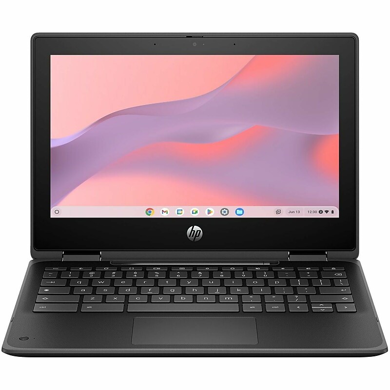 HP Fortis x360 G5 11.6" 2-in-1 Touchscreen Chromebook, Intel Pentium N200, 8GB RAM, 64GB eMMC, Chrome OS (9R3A1UT) image 1