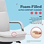 La-Z-Boy Opus Ergonomic Bonded Leather Swivel Executive Chair, Gray and Graphite (CCHR10015B)~#|#~C96B7319-D70E-40CF-BA2D01CFC402EFE8_sc7