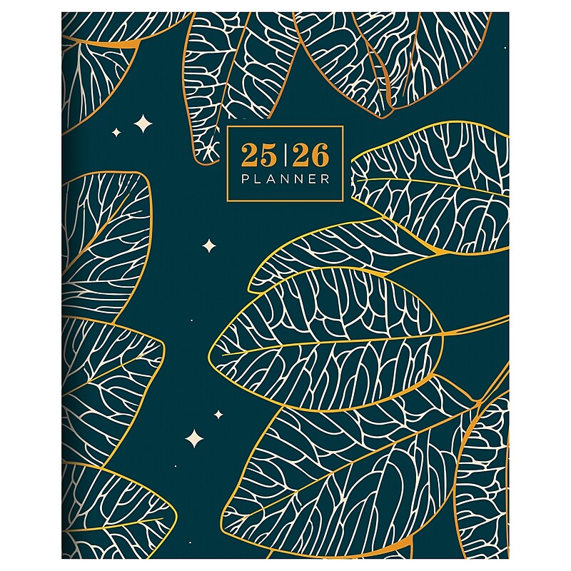 2025-2026 TF Publishing Night Foliage 9" x 11" Academic Year Monthly Planner, Paperboard Cover, Multicolored (AY26-4506) image 1