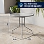 Flash Furniture Lila Glass Top Metal Table with 4 Stack Chairs, 31.5'' Round Silver (TLH072RD017CSV4)~#|#~C9791AC8-8EEF-4620-941D93E0218C5B00_sc7